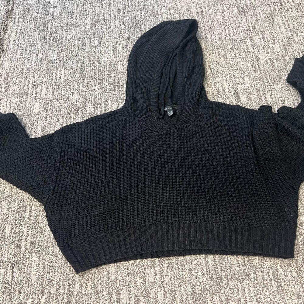 Streetwear Society Black Cowl Neck Sweater